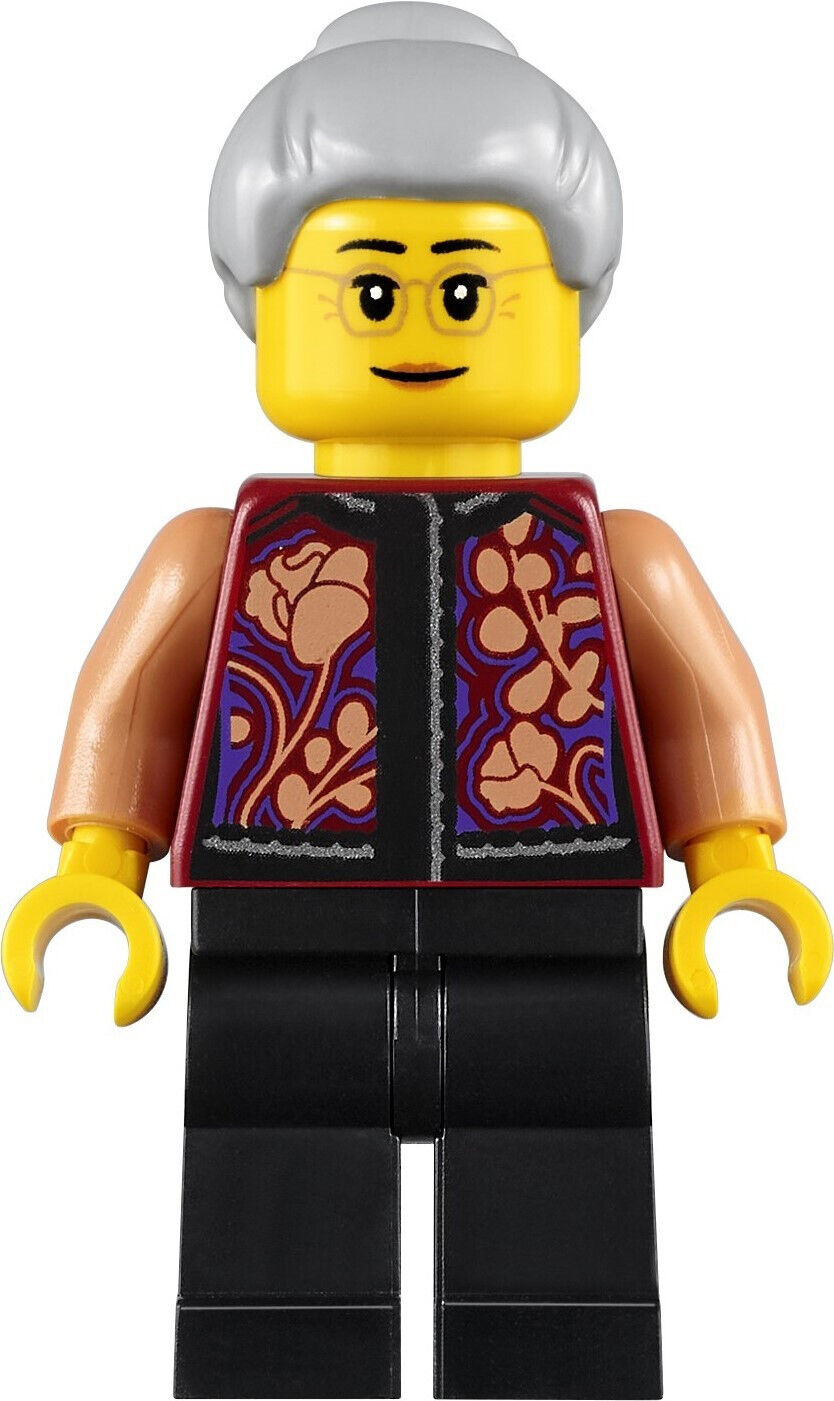 New LEGO Grandparent Minifigure Lot: Chinese New Year Story Nian 80106 (hol221) - StudBee